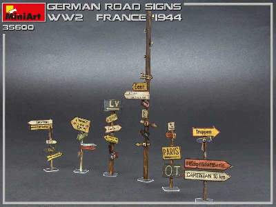 German Road Signs WW2 (France 1944) - image 6