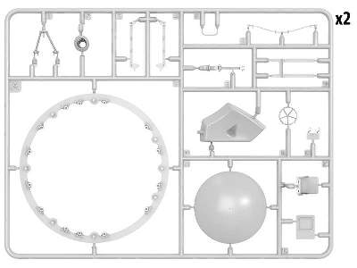 Soviet Ball Tank W/ Winter Ski. Interior Kit - image 9