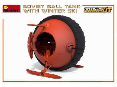 Soviet Ball Tank W/ Winter Ski. Interior Kit - image 19