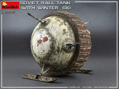 Soviet Ball Tank W/ Winter Ski. Interior Kit - image 27