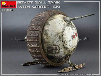 Soviet Ball Tank W/ Winter Ski. Interior Kit - image 31