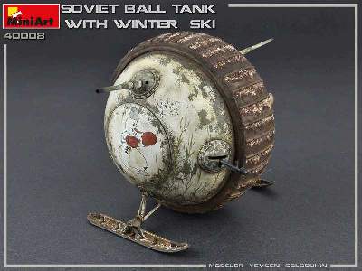Soviet Ball Tank W/ Winter Ski. Interior Kit - image 32