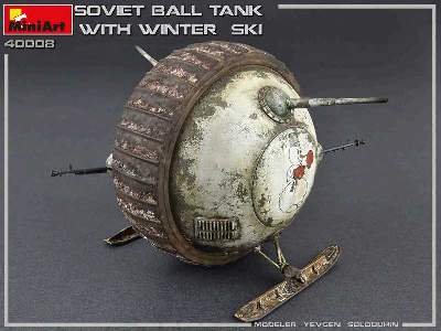 Soviet Ball Tank W/ Winter Ski. Interior Kit - image 33
