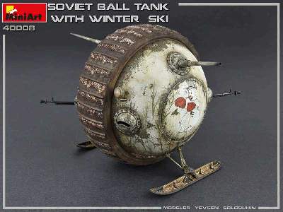 Soviet Ball Tank W/ Winter Ski. Interior Kit - image 34