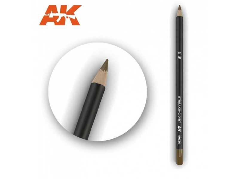 Watercolor Pencil Streaking Dirt - image 1 Watercolor Pencil Streaking Dirt - image 1