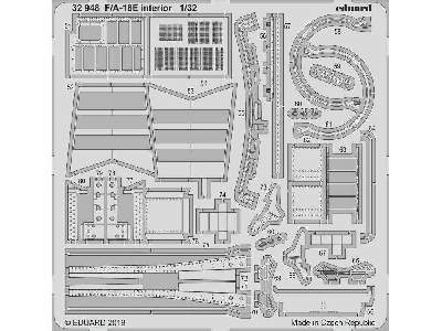 F/ A-18E interior 1/32 - Revell - image 2