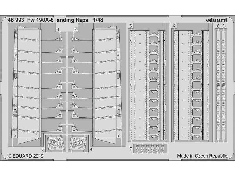 Fw 190A-8 landing flaps 1/48 - image 1