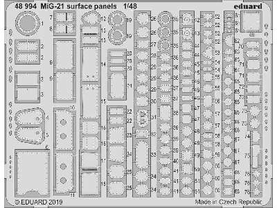MiG-21 surface panels 1/48 - image 1
