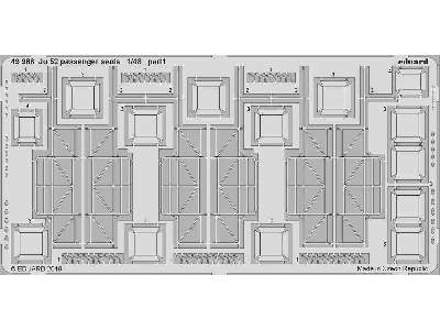 Ju 52 passenger seats 1/48 - Revell - image 1