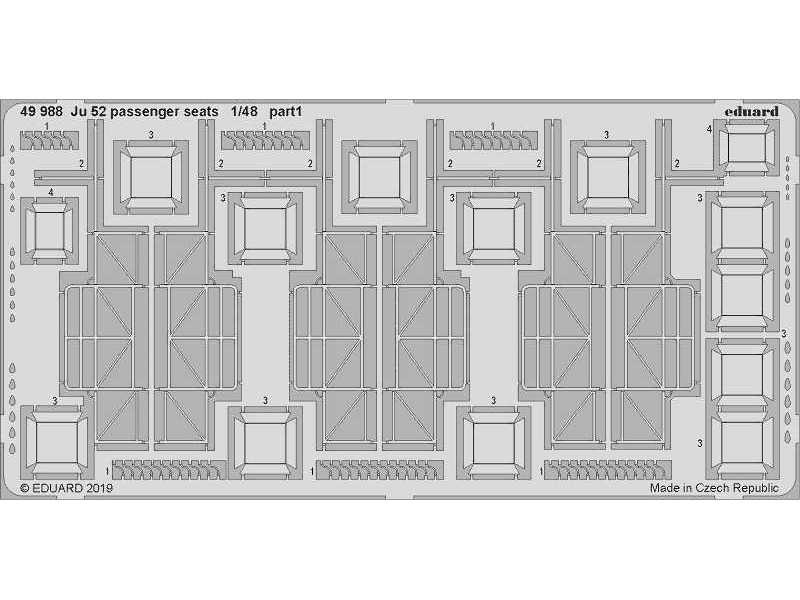 Ju 52 passenger seats 1/48 - Revell - image 1