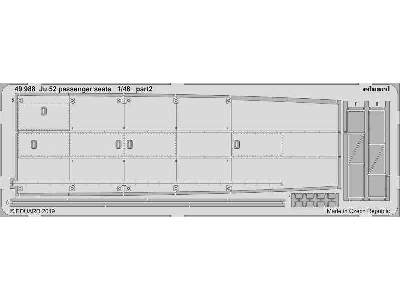 Ju 52 passenger seats 1/48 - Revell - image 2