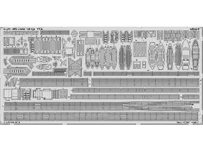HMS Exeter railings 1/350 - Trumpeter - image 1