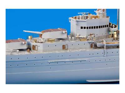 HMS Exeter railings 1/350 - Trumpeter - image 3