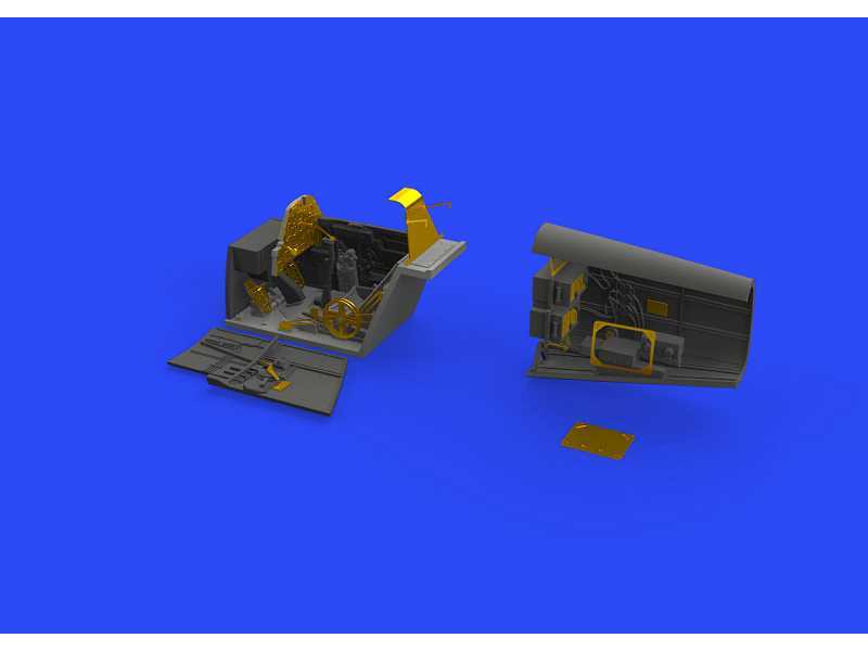Bf 109E cockpit & radio compartment - Eduard - image 1