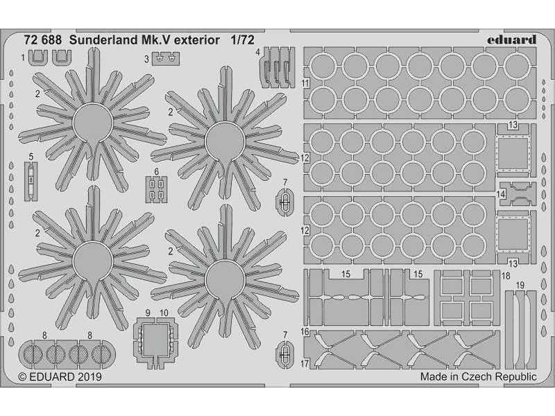 Sunderland Mk. V exterior 1/72 - image 1