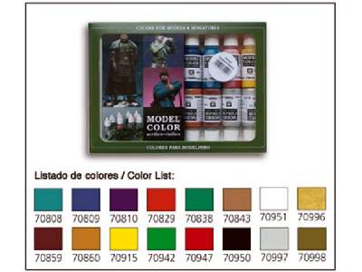 Model Color Set - Medieval Colors - 16 units - image 1