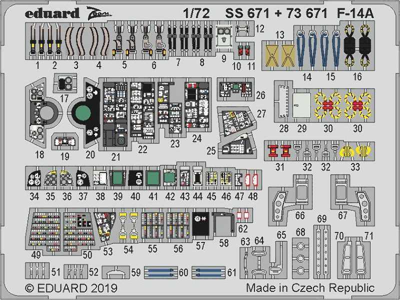 F-14A interior 1/72 - image 1