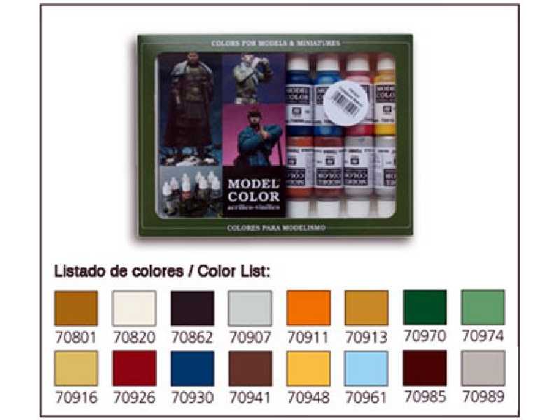 Model Color Set - Naval (Steam Era) - 16 units - image 1