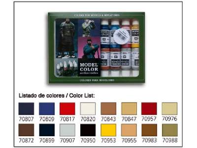 Model Color Set - American Colonial - 16 units - image 1