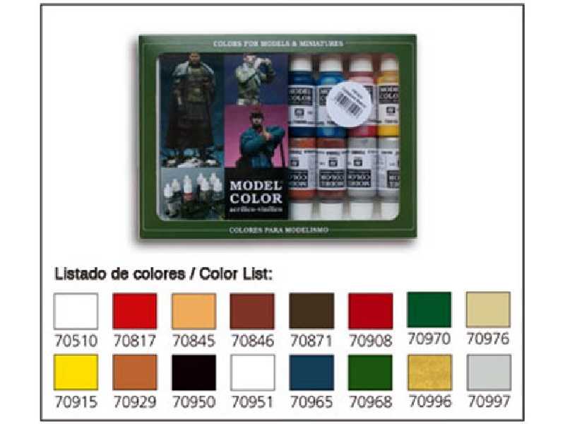Model Color Set - American Revolution - 16 units - image 1