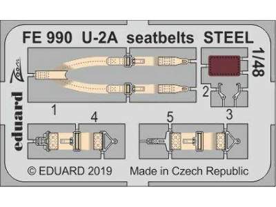 U-2A seatbelts STEEL 1/48 - Afv Club - image 1