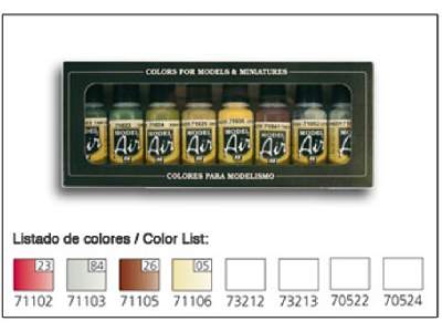 Model Air Color Set - Colors RLM III - 8 Units - image 1