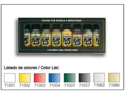 Model Air Color Set - Basic Colors - 8 Units - image 1