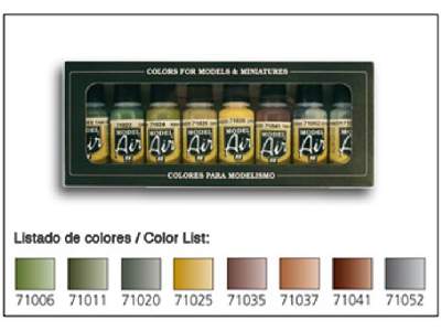 Model Air Color Set - WWII German Starter Set - 8 Units - image 1