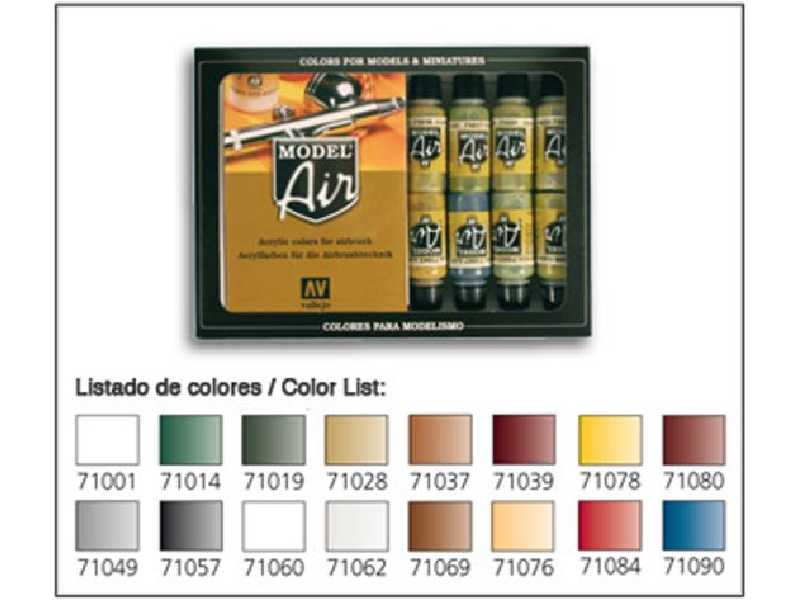 Model Air Color Set - Railways Colors (Europe)  - 16 units - image 1