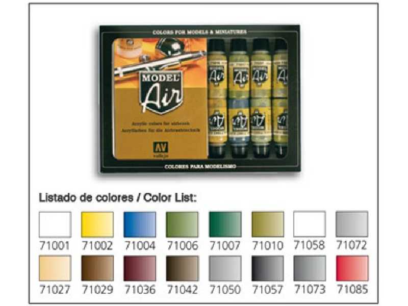 Model Air Color Set - Building Set  - 16 units - image 1
