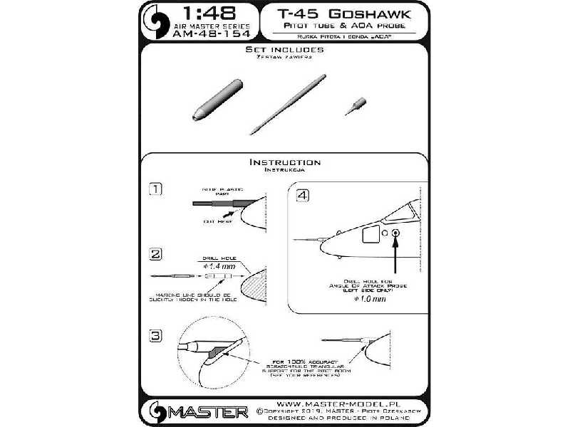 T-45 Goshawk - Rurka Pitota Oraz Sonda Angle Of Attack - image 1