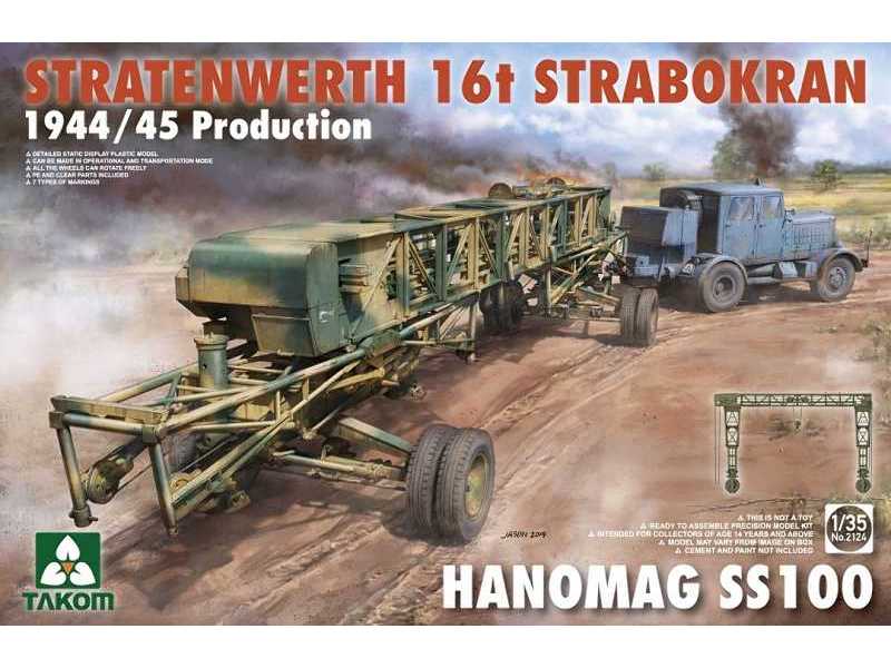 Stratenwerth 16T Strabokran 1944/45 Production Hanomag SS100 - image 1