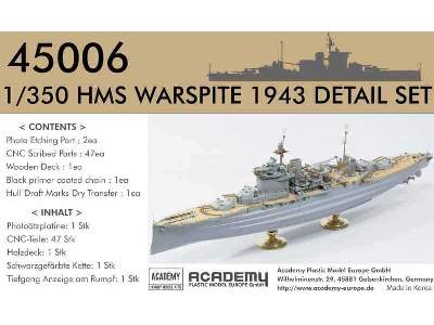 HMS Warspite Detail Set - image 1