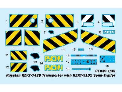 Russian KZKT7428 Transporter With KZKT-9101 Semi-trailer - image 3
