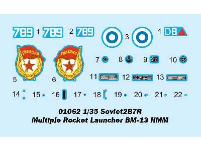 Soviet 2B7R Multiple Rocket Launcher Bm-13 HMM - image 3