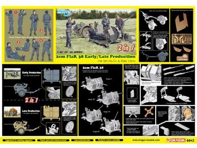 2cm FlaK 38 Early/Late Production mit Sd.Ah.51 and Crew 2 in 1 - image 2