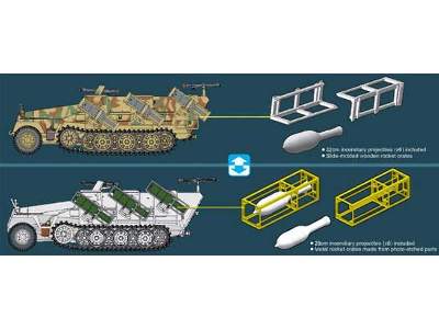 Sd.Kfz.251 Ausf.D mit Wurfrahmen 40 (2 in 1) - image 2