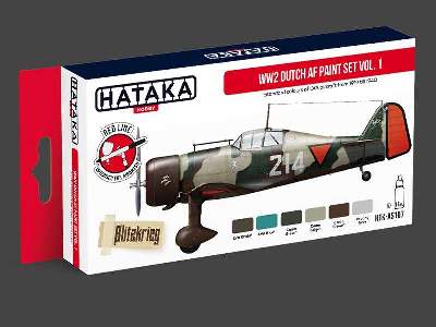 Htk-as107 WW2 Dutch Af Paint Set Vol. 1 - image 1