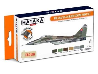 Mig-29a/Ub 4 - Colour Scheme Paint Set - image 1