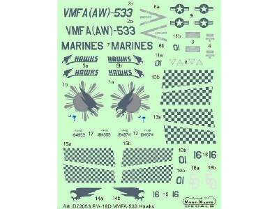 F/A-18d Vmfa-533 Hawks - image 1