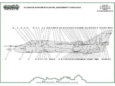 Su-22m4/Um-3k Polish Stencils - image 2