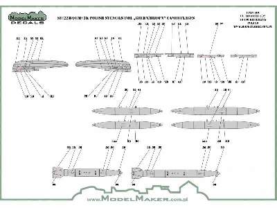 Su-22m4/Um-3k Polish Stencils - image 4