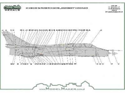 Su-22m4/Um-3k Polish Stencils - image 5