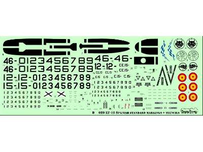 F/A-18 Spain Standard Markings + Stencils - image 1