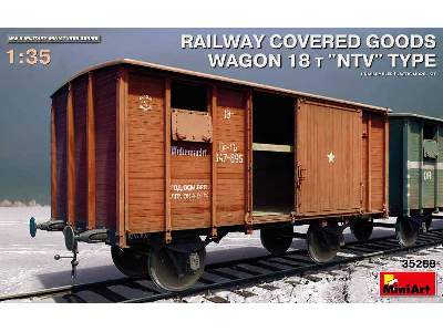 Railway Covered Goods Wagon 18t &#8220;ntv&#8221; Type - image 1