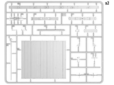 Railway Covered Goods Wagon 18t &#8220;ntv&#8221; Type - image 6