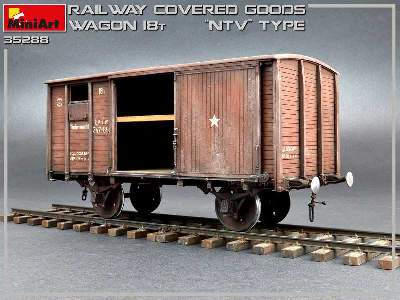 Railway Covered Goods Wagon 18t &#8220;ntv&#8221; Type - image 15