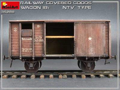 Railway Covered Goods Wagon 18t &#8220;ntv&#8221; Type - image 17