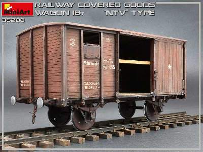 Railway Covered Goods Wagon 18t &#8220;ntv&#8221; Type - image 19