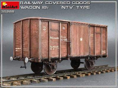 Railway Covered Goods Wagon 18t &#8220;ntv&#8221; Type - image 20